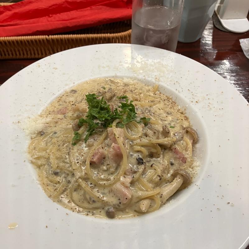 黒トリフのカルボナーラ(BurossoDue ブロッソデュエ)