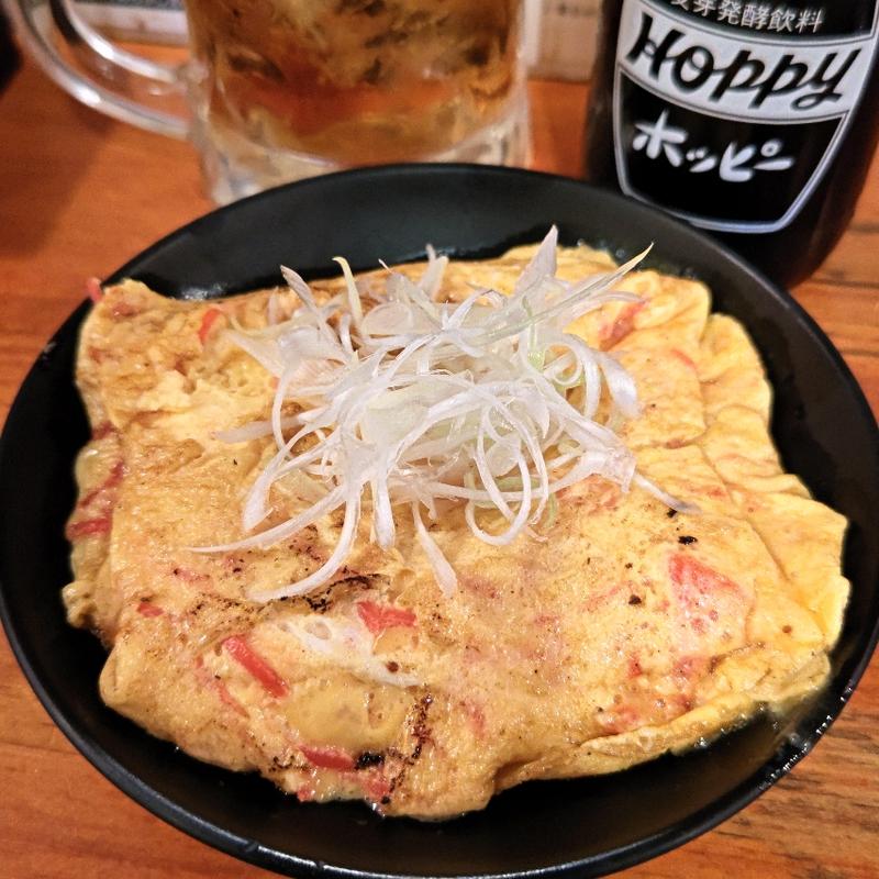 紅しょうがオムレツ(国民酒場 じぃえんとるまん 桜木町店)