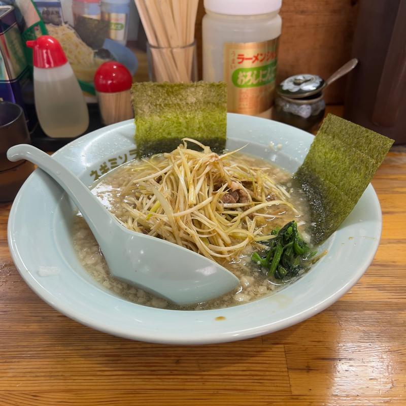 ネギラーメン(ラーメンショップ椿 上彦川戸店)
