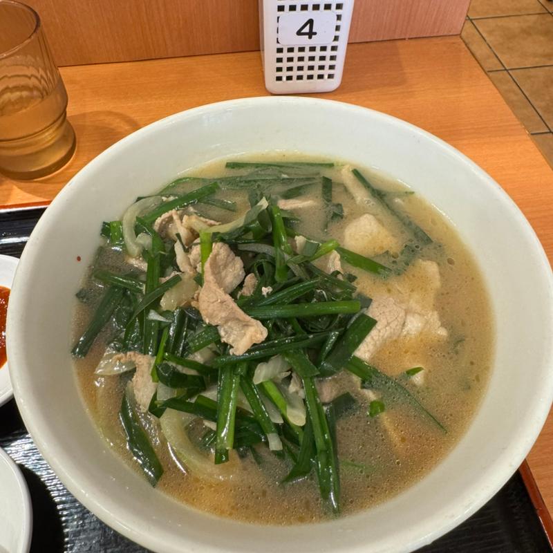 肉ニラらーめん(日高屋 飯田橋東口店)