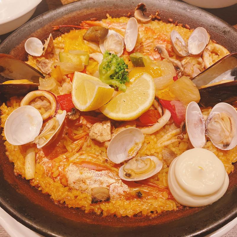 海の幸のパエリア(ラ・カスエラ （La Cazuela）)