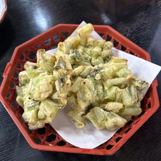 野沢菜漬けの天ぷら(お食事処 やまへい )