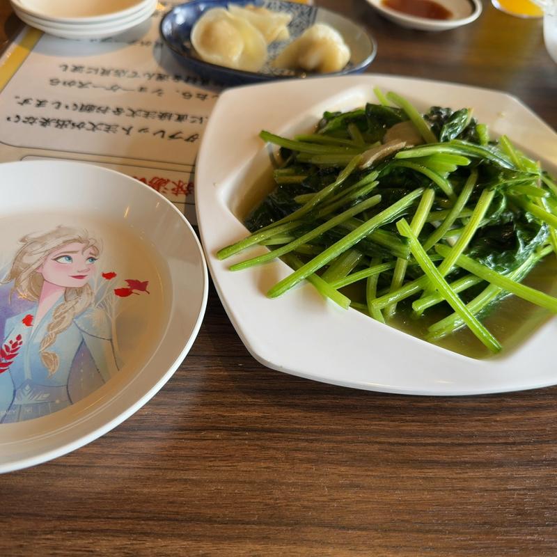 青菜炒め(餃子達人 知多店)