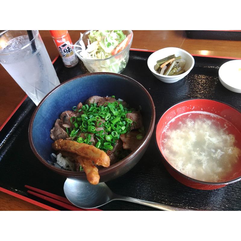 牛タン丼(塩味)定食(しあわせキッチン )