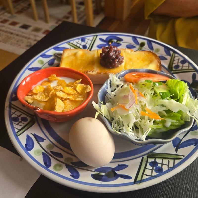 トーストセット(ガーデンカフェやまぼうし)