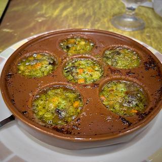 エスカルゴのオープン焼き