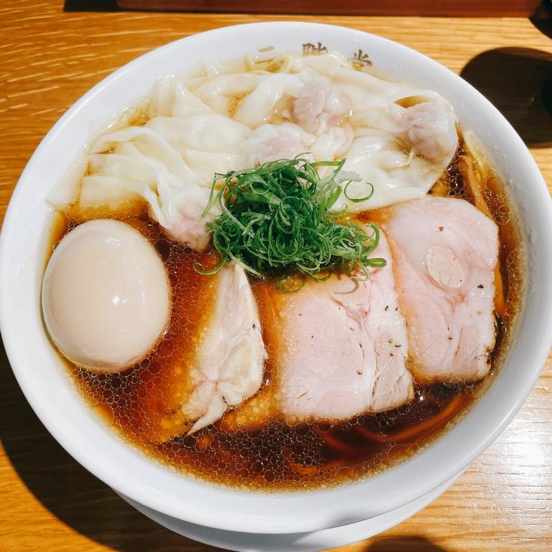 特製わんたん麺(中華そば二階堂)