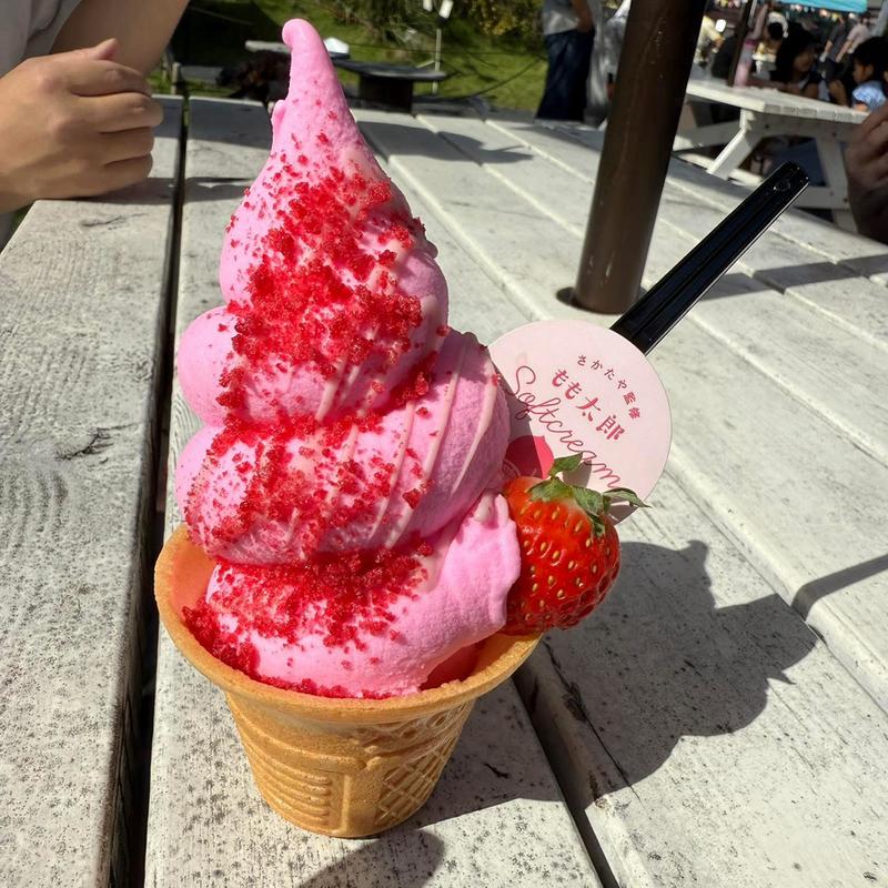 もも太郎ソフト(道の駅 ＳＯＲＡＩＲＯ国上)