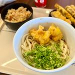 とり天ぶっかけうどん