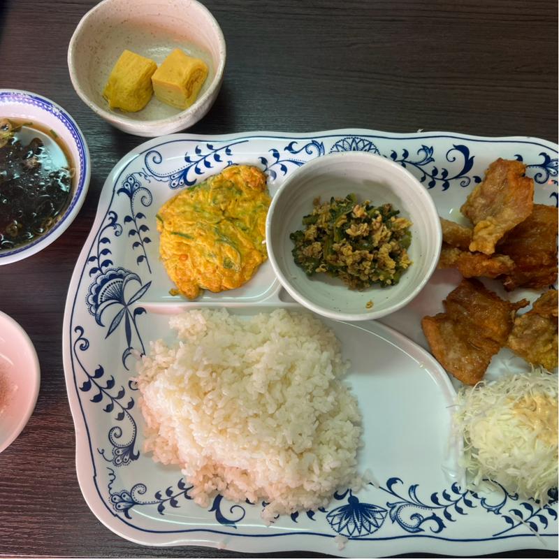 豚天ランチ(中華料理 光容軒)