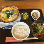 ホタテ貝焼き定食　ミニうどんセット