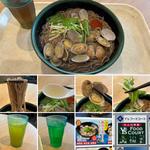 山盛り殻付きあさりのそば(ブッフェ＆貸切パーティー Y's（ワイズ）新宿エステック情報ビル)