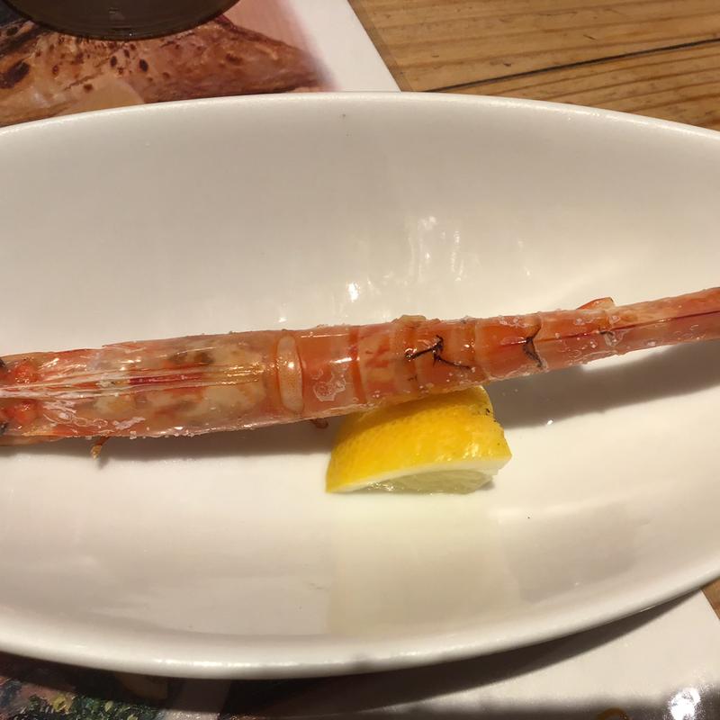 サービス海老(博多酒場 ヨカタイ KITTE博多店)