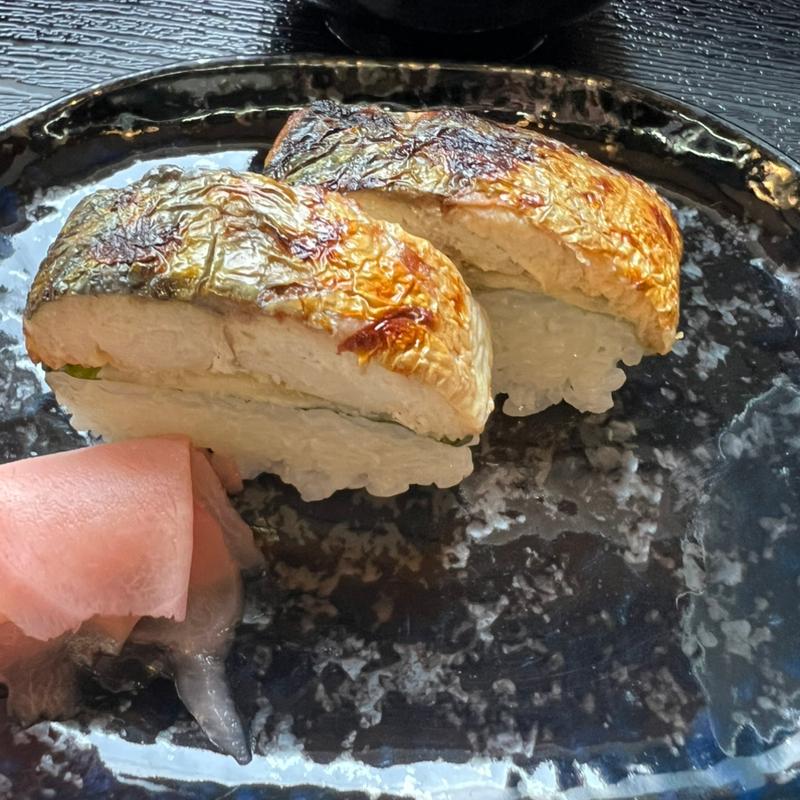 焼き鯖寿司(越前若狭セットB)(道の駅若狭熊川宿 四季彩館 )