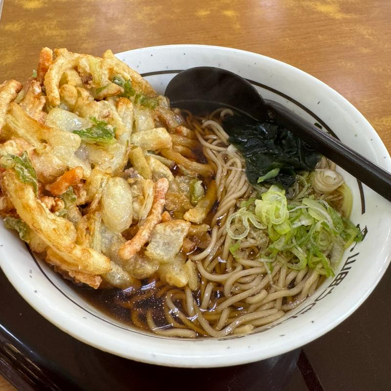 天ぷらそば(山田うどん食堂 貝塚インター店)
