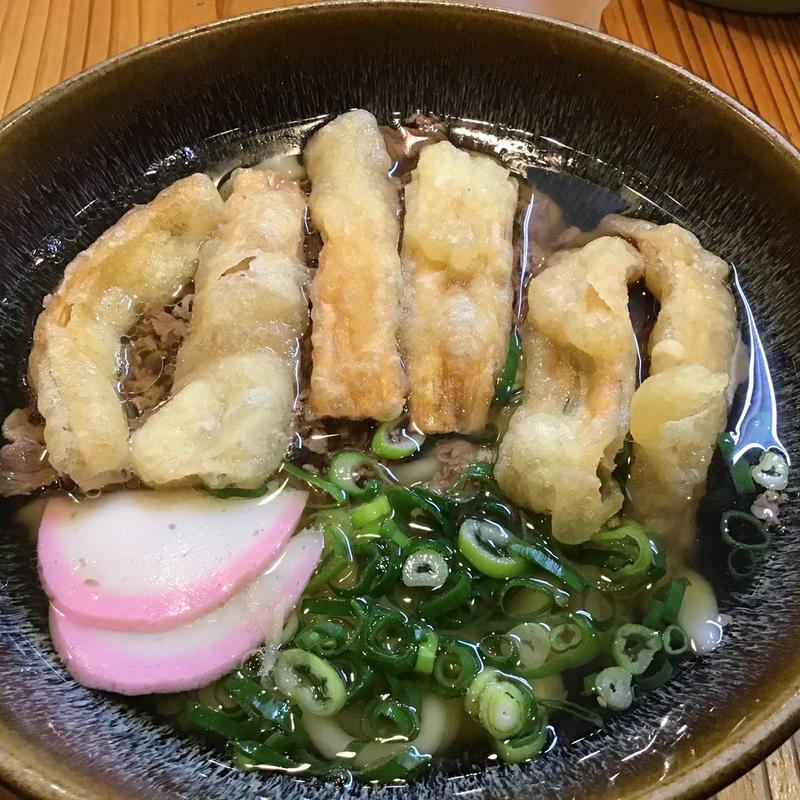 肉ごぼう(葉隠うどん)