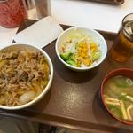 牛丼サラダランチセット