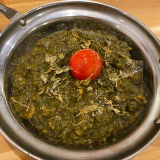 ほうれん草キーマカレー