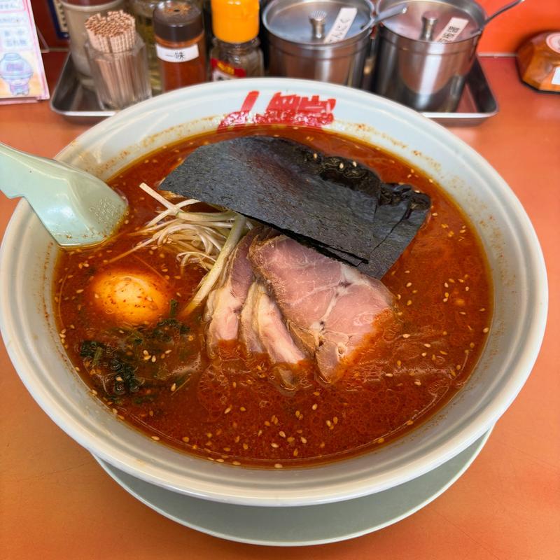 辛味噌ネギチャーシュー麺　中盛(ラーメン山岡家 鷲宮店)