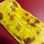 お店で焼いたナン チーズキーマカレー入り