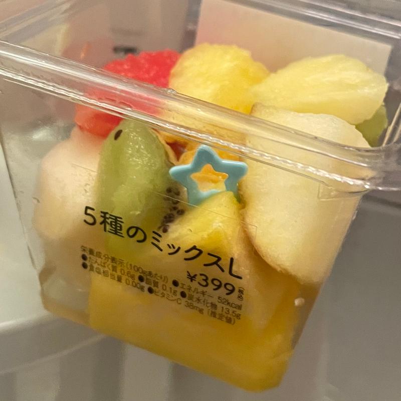 カップフルーツ 五種のミックスL(ローソン 中区丸の内一丁目店)