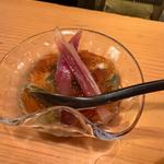 じゅん菜とミョウガの甘酢漬け