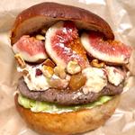 イチジクとクリームチーズバーガー