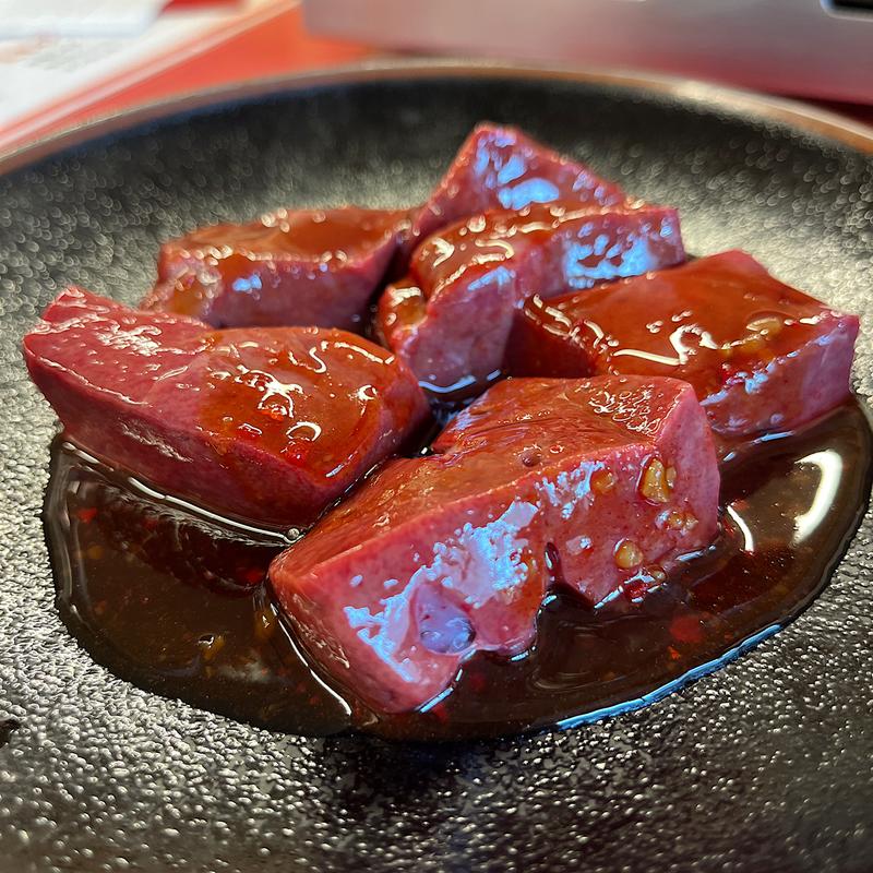 焼レバ（塩・タレ）(焼肉・塩ホルモン アジェ 木屋町団栗店)