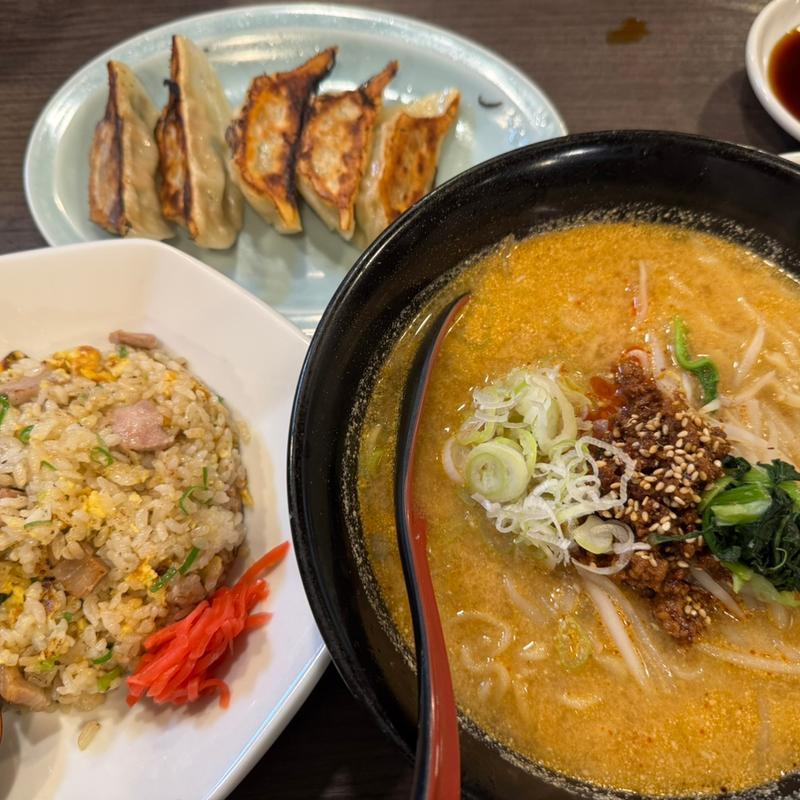 担々麺セット(蔵鋤 黒磯店)