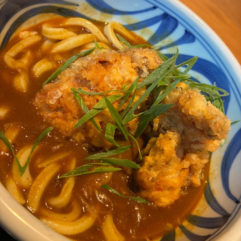 特製かしわ天カレーうどん(釜あげ饂飩 唐庵)