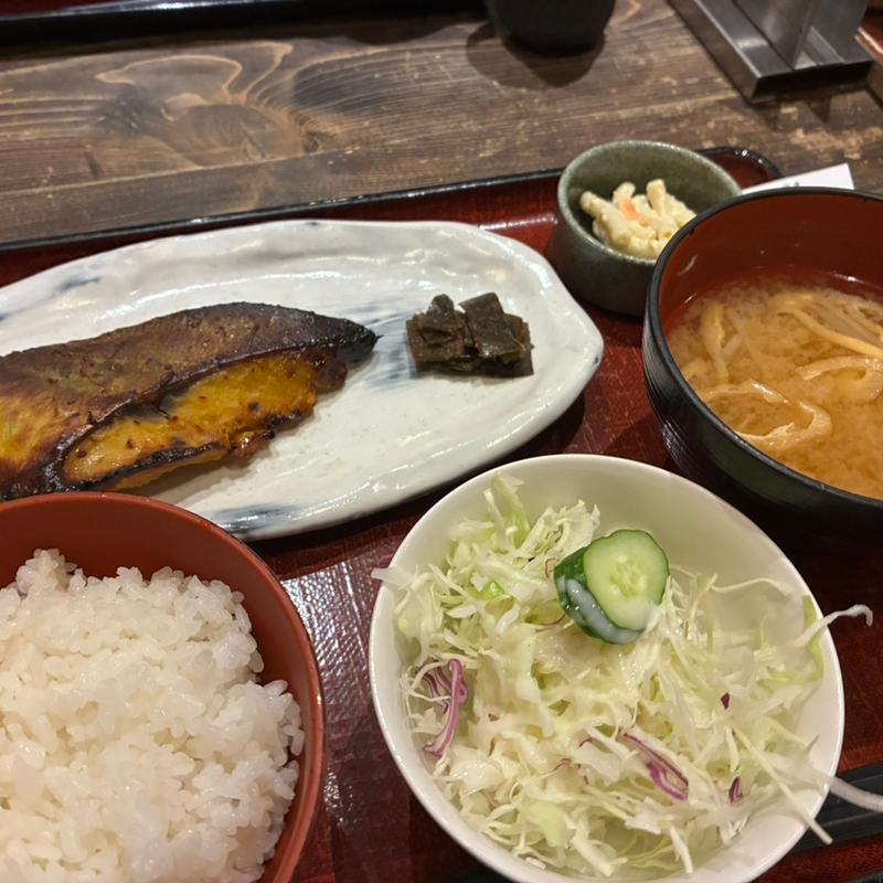 銀ひらす西京焼き定食(活菜厨房【和食】 然 大手町店)