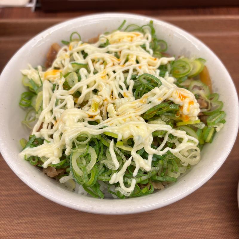 ねぎマヨ辣牛めし(松屋 中野南口店)