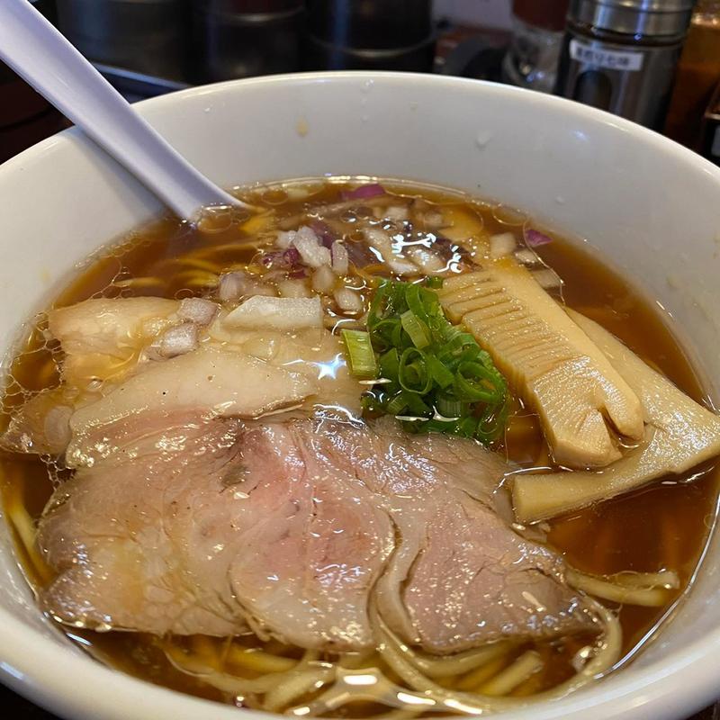 醤油らぁ麺(貝出汁らぁ麺 まえ川)