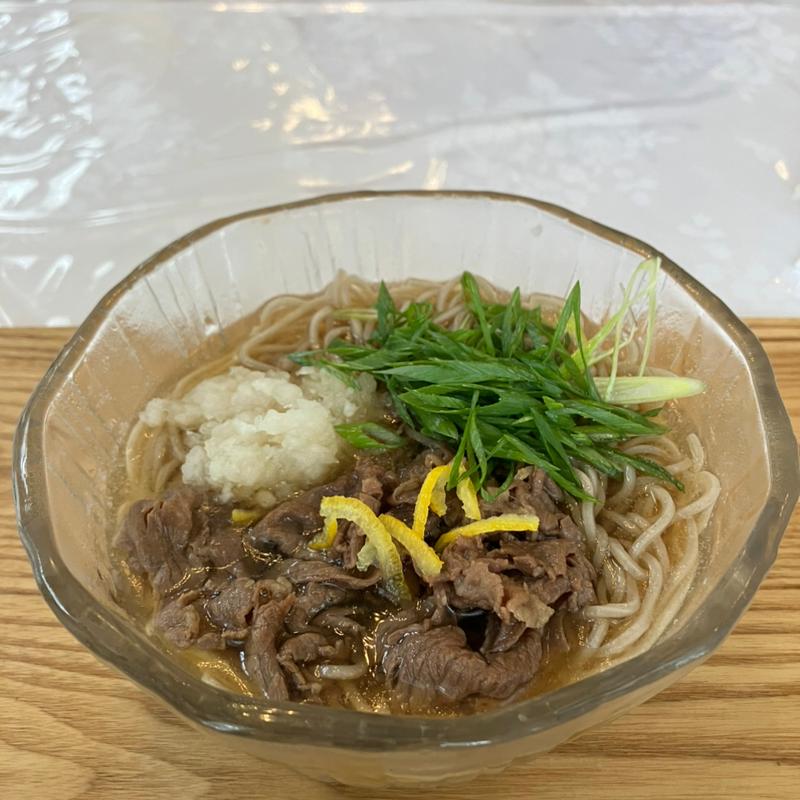 冷やし肉おろしそば(オリムピックゴルフ倶楽部 )