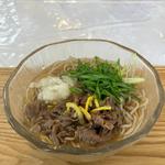 冷やし肉おろしそば