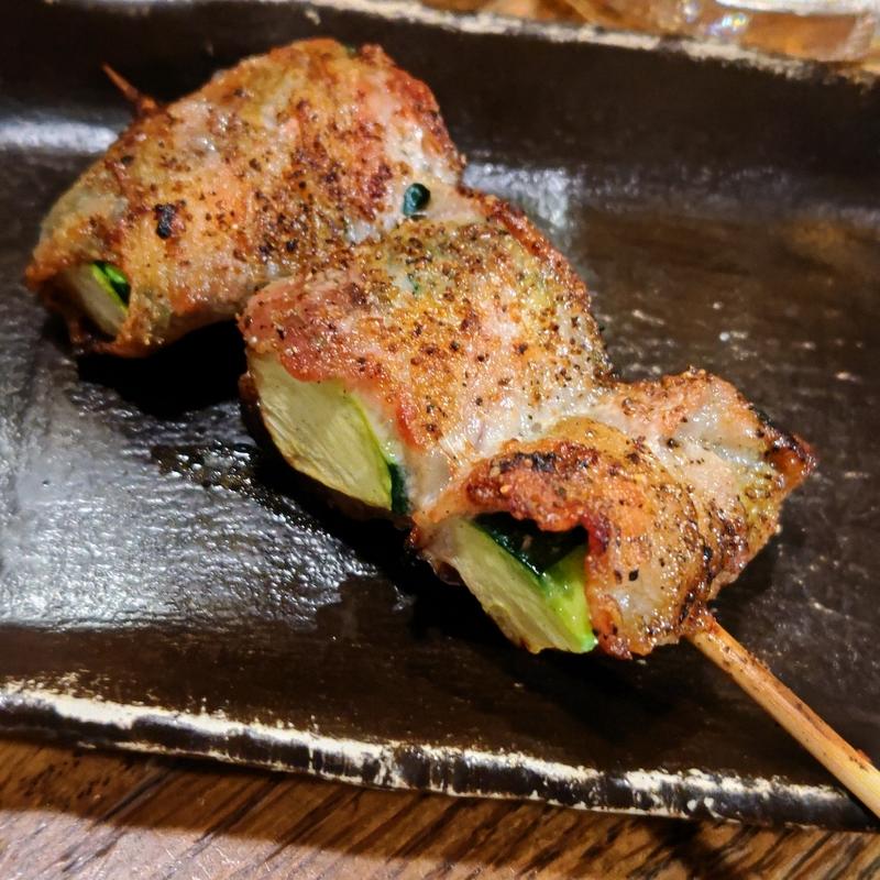 スパイシーズッキーニ串(のげちゃん)