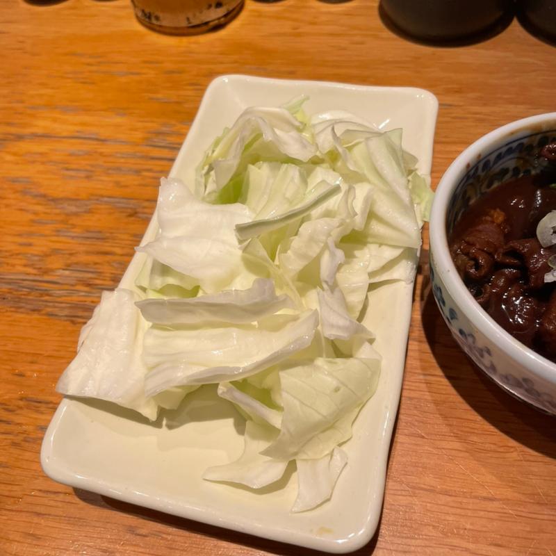 キャベツ(串カツどて煮 然)