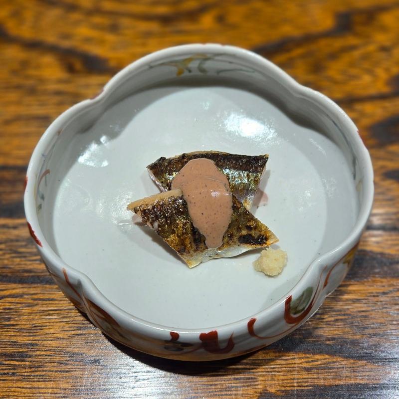 秋刀魚 肝ソース(肉割烹 上)