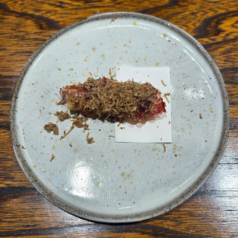 田村牛の生ハムを使った春巻き(肉割烹 上)