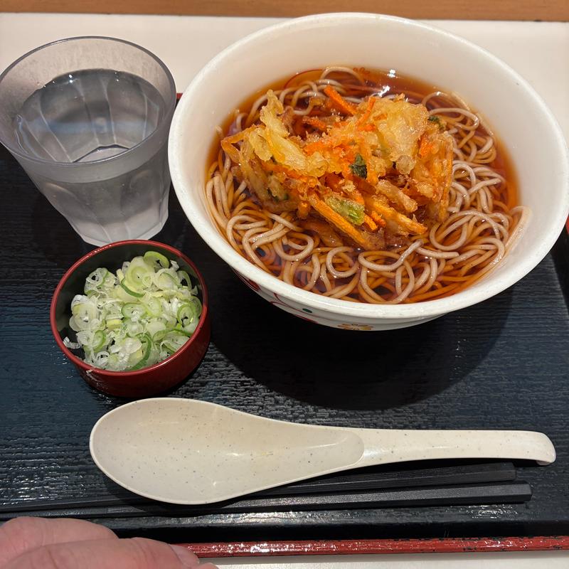 かき揚げそば(いろり庵きらく 大崎店)