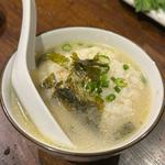 鶏スープ茶漬け