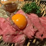 信州牛和牛のローストビーフ(食堂 岩亀 -gan亀)