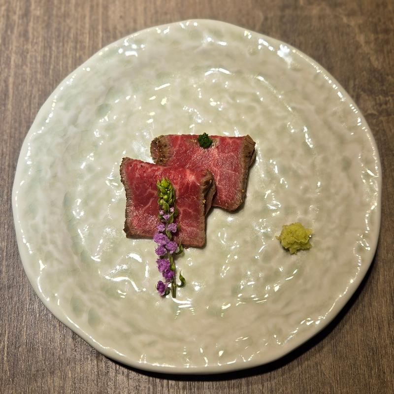 牛ヒレのたたき(USHIGORO S. GINZA)