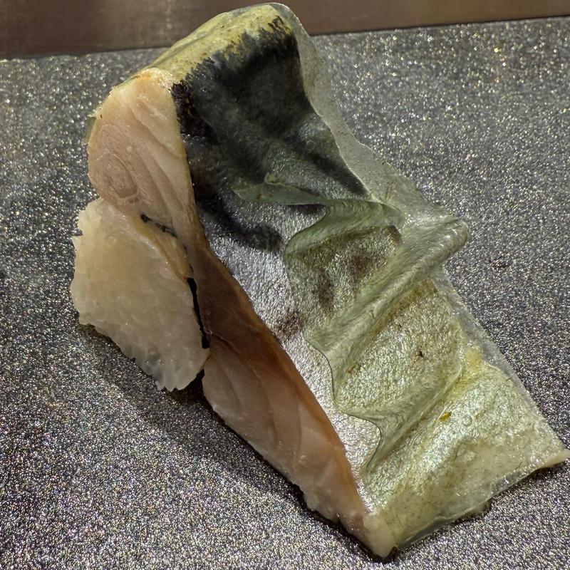 大名さば(梅丘寿司の美登利 赤坂店)