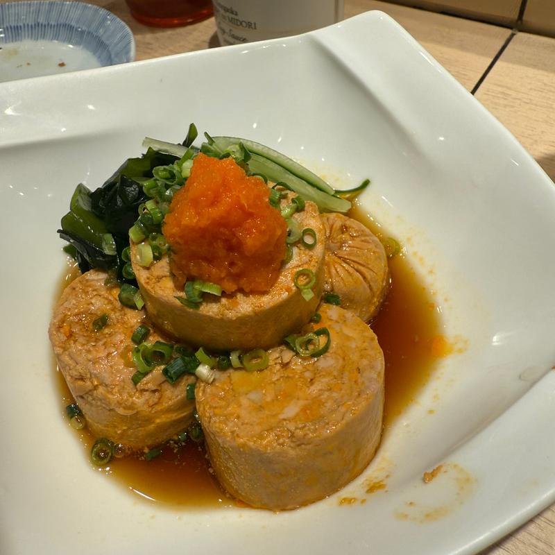 あん肝ポン酢(梅丘寿司の美登利 赤坂店)