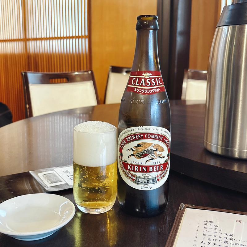 瓶ビールキリンクラシックラガー(中瓶)(中華成喜)