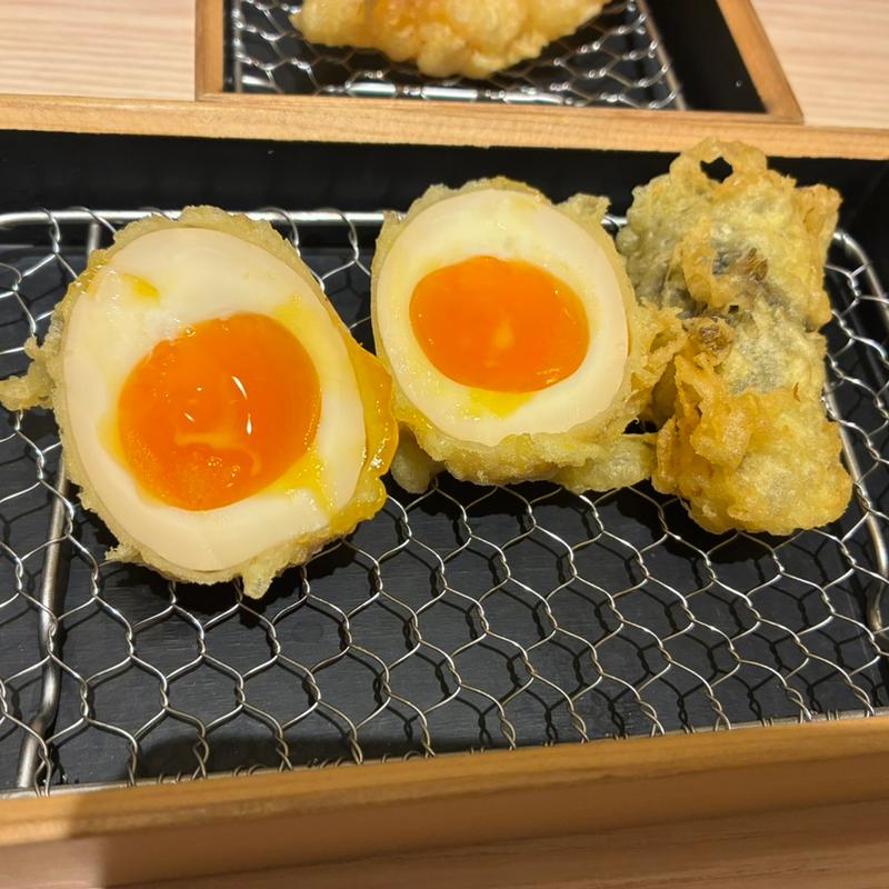 卵　牡蠣　天ぷら(全席個室 じぶんどき蒲田駅前店)