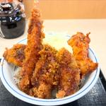 秋の海鮮フライ丼