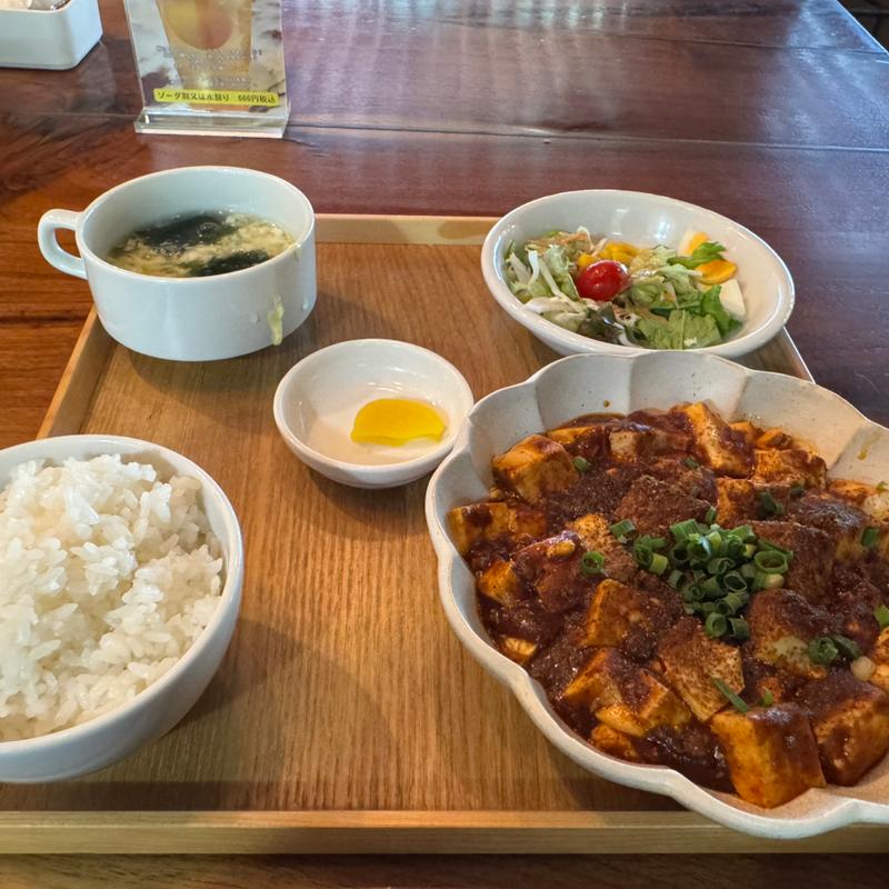 麻婆豆腐セット(168点心飲茶＆バル 銀座インズ店)