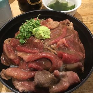 牛丼　1・5倍　玉子付き(博多炊き餃子　池ぽん)